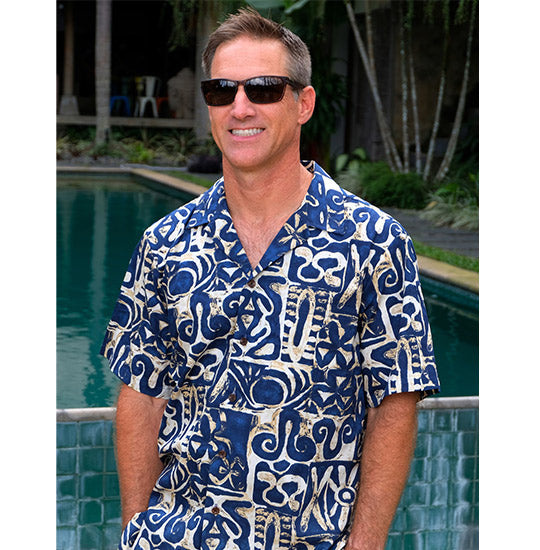 Hawaiian aloha cotton shirts for men
